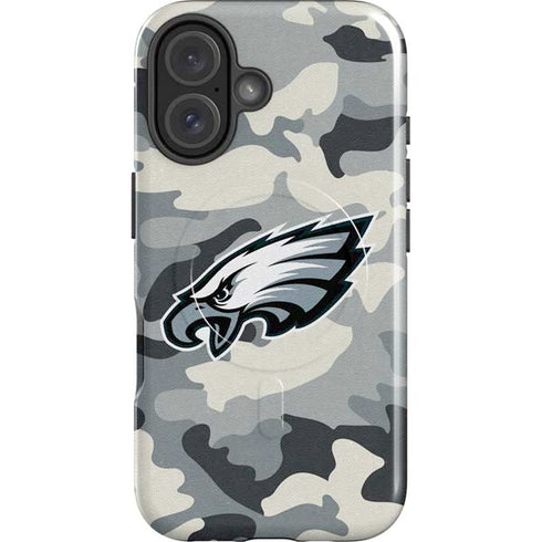 NFL Philadelphia Eagles Camo iPhone 16 Plus Magsafe Impact Case